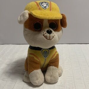 Ty Paw Patrol Rubble 6” Plush Beanie Boo